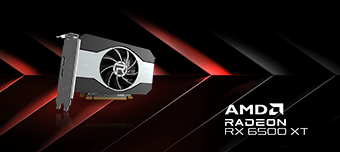 AMD Radeon™ RX 6500 XT 8 GB デスクトップ グラフィックス カード