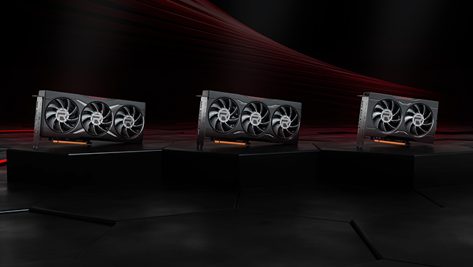 AMD RADEON RX 6950 XT、AMD RADEON™ RX 6750 XT、AMD RADEON™ RX 6650 XT